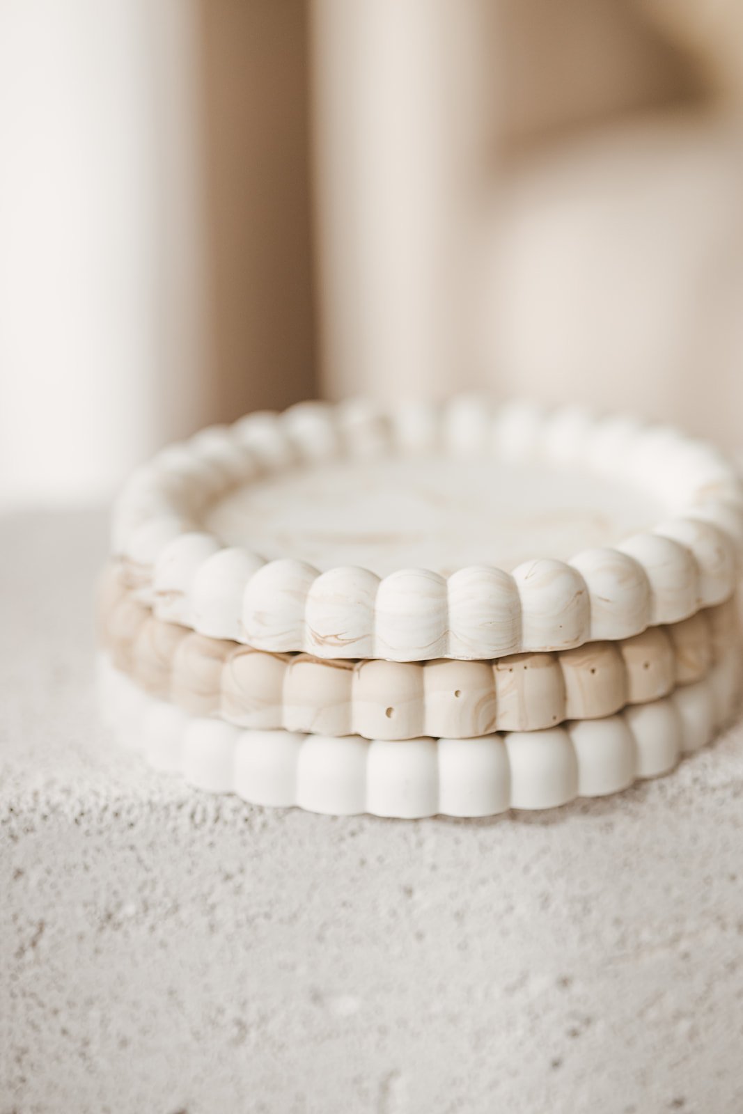 Apvalių padėkliukų rinkinys